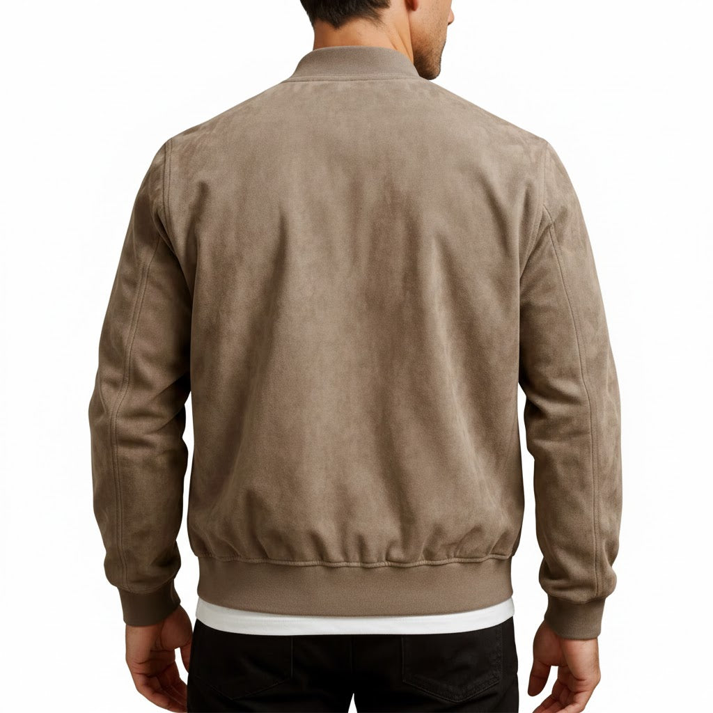 Marceaux™ – La Chaqueta de Ante Auténtico para Hombre