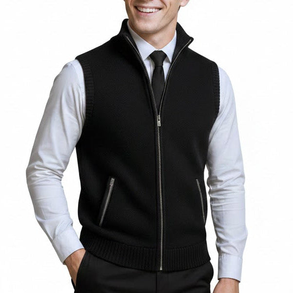 Harlain™ – El chaleco con cremallera que combina elegancia y confort atemporal