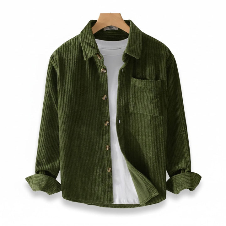 RAFAEL™ | Camisa de Terciopelo Corduroy Elegancia Atemporal