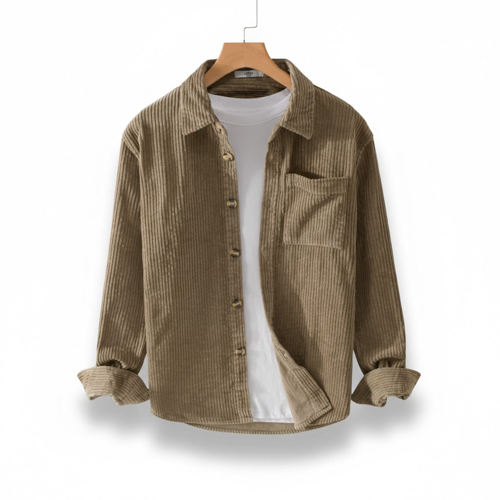 RAFAEL™ | Camisa de Terciopelo Corduroy Elegancia Atemporal