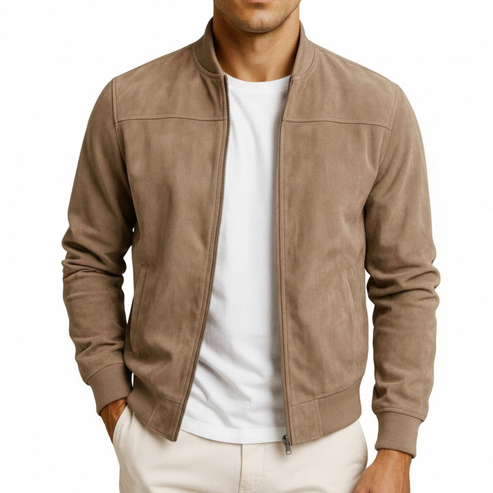Marceaux™ – La Chaqueta de Ante Auténtico para Hombre