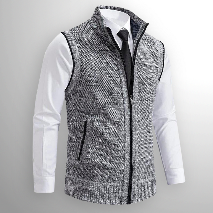 Harlain™ – El chaleco con cremallera que combina elegancia y confort atemporal